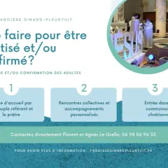 Guide pour le baptême et la confirmation des adultes : étapes, rencontres, et intégration. Que dire au prêtre pour un baptême ? Contactez Florent et Agnès.