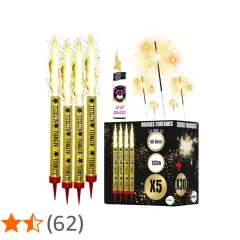 Ensemble de bougies fontaines et cierges magiques pour illuminer vos fêtes. Apprenez comment allumer bougie fontaine pour un spectacle étincelant.