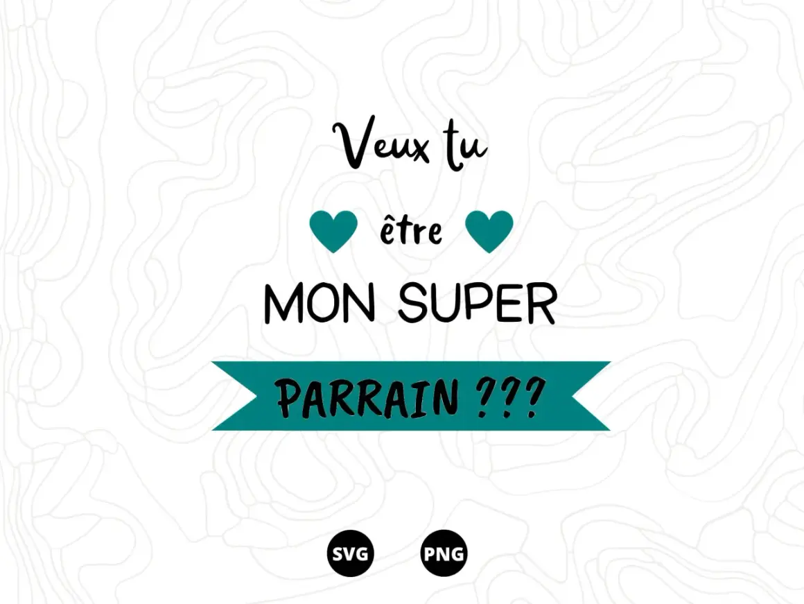 Voulez-vous être mon super parrain ? Une citation pour un parrain fier.