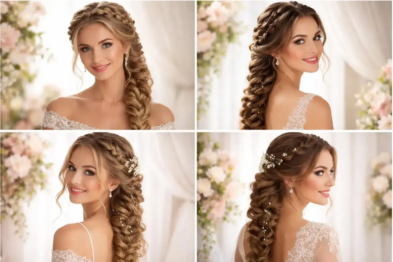 Demi-tresse pour une cérémonie - astuces et variantes élégantes