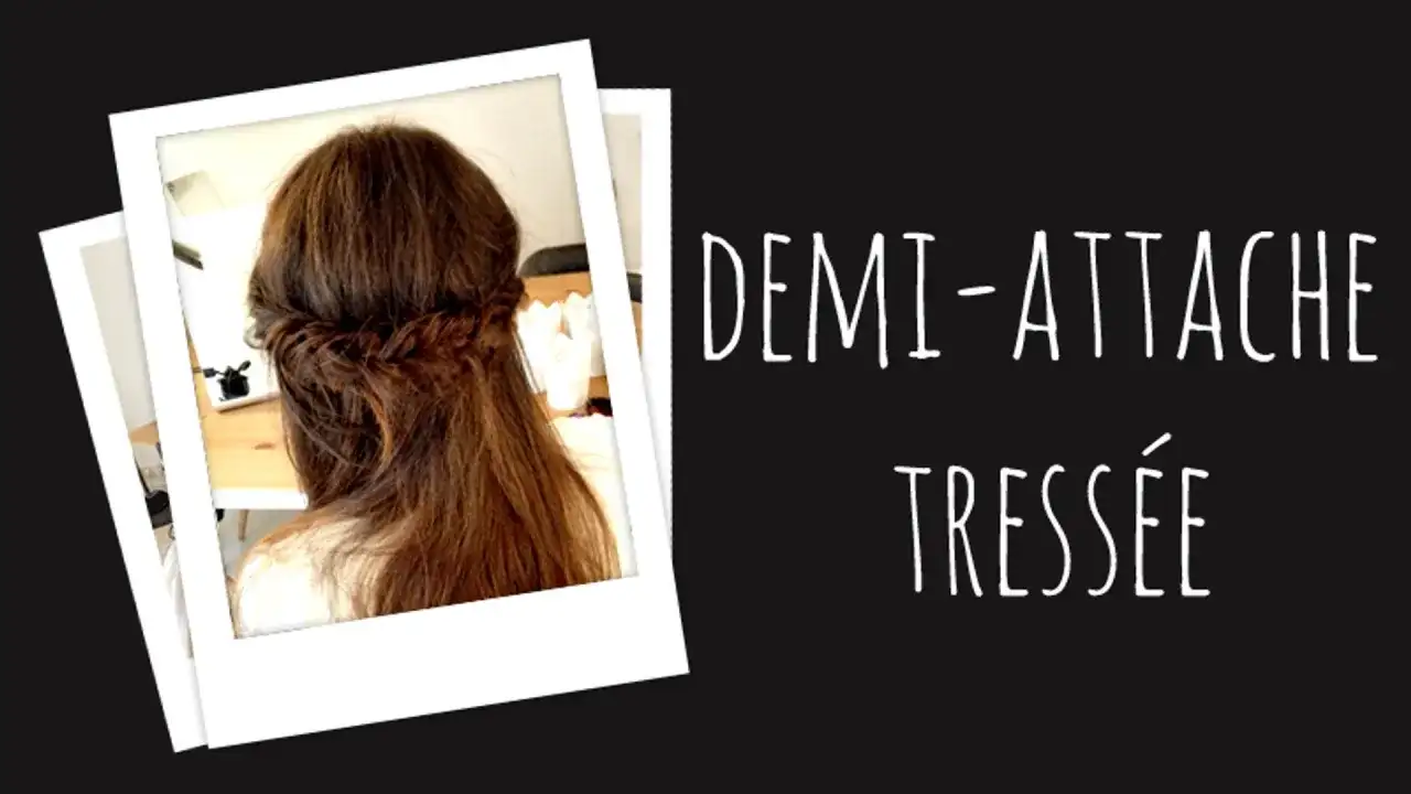 Demi-queue tressée élégante - les étapes pour une fête