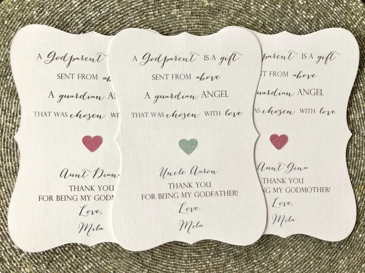 Trois cartes remercient 