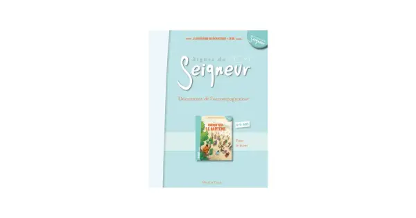 Couverture du livret "Chemin vers le baptême" pour enfants de 8-11 ans, les aidant à se faire baptiser à 10 ans.